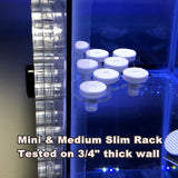 Reefing Art Magnetic Coral Frag Rack Strongest N52 Magnets holds up to 41 Plugs